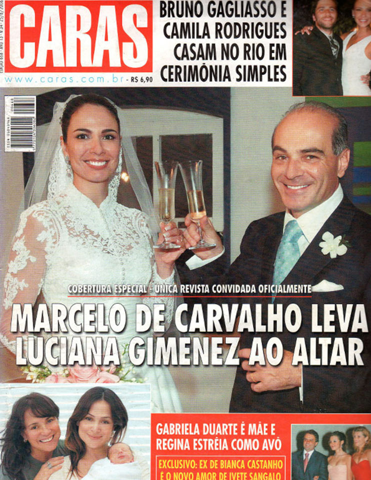 Luciana Gimenez e Marcelo Carvalho